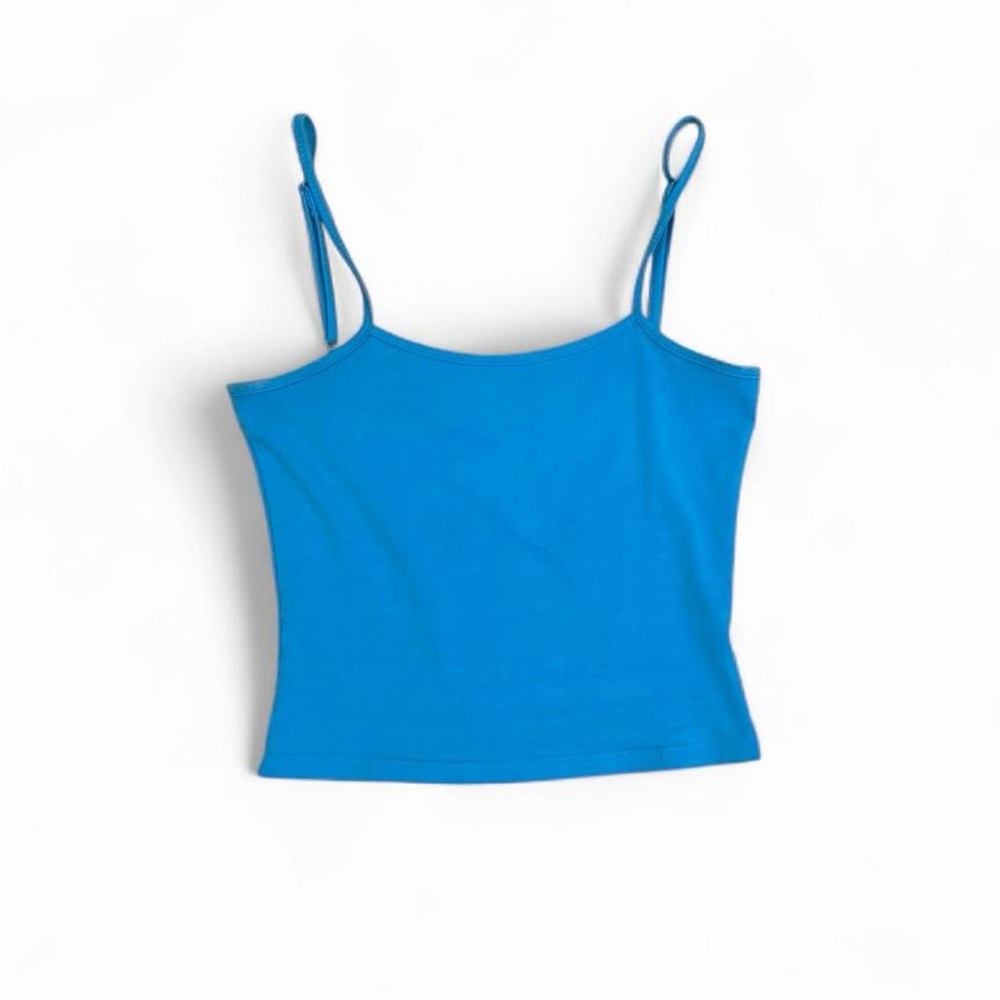 Edikted Bright Blue Spaghetti Strap Tank
